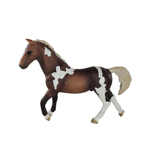 Schleich Trakehner Stallion Pinto Horse #13756 - Picture 1 of 8